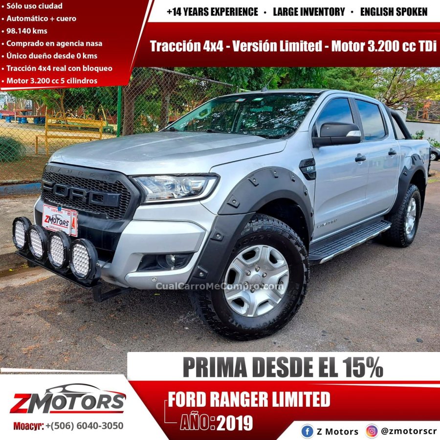 FORD RANGER LIMITED 2019
