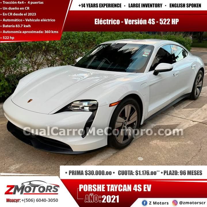 PORSCHE TAYCAN 4S EV 2021