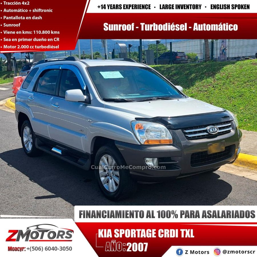 KIA SPORTAGE CRDI TXL 2007