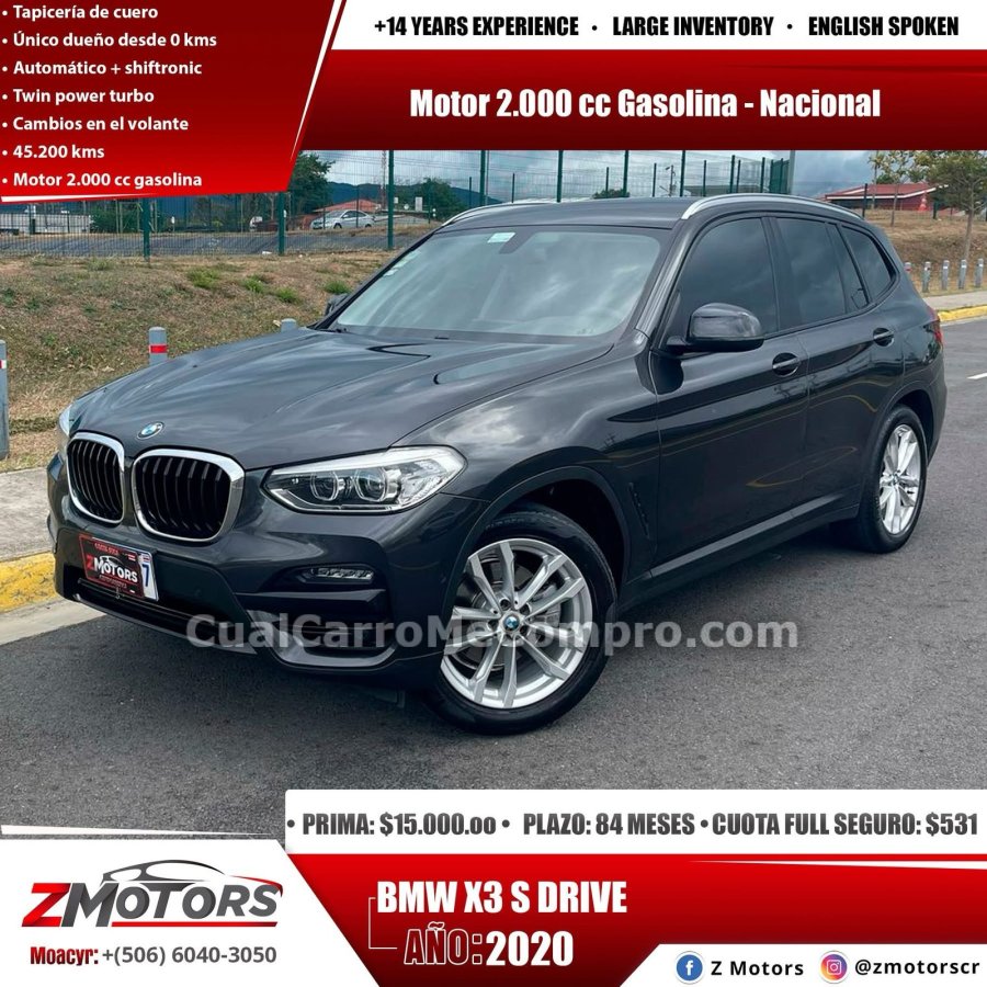 BMW X3 S DRIVE 2020