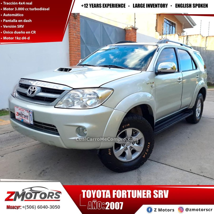 TOYOTA FORTUNER SRV 2007