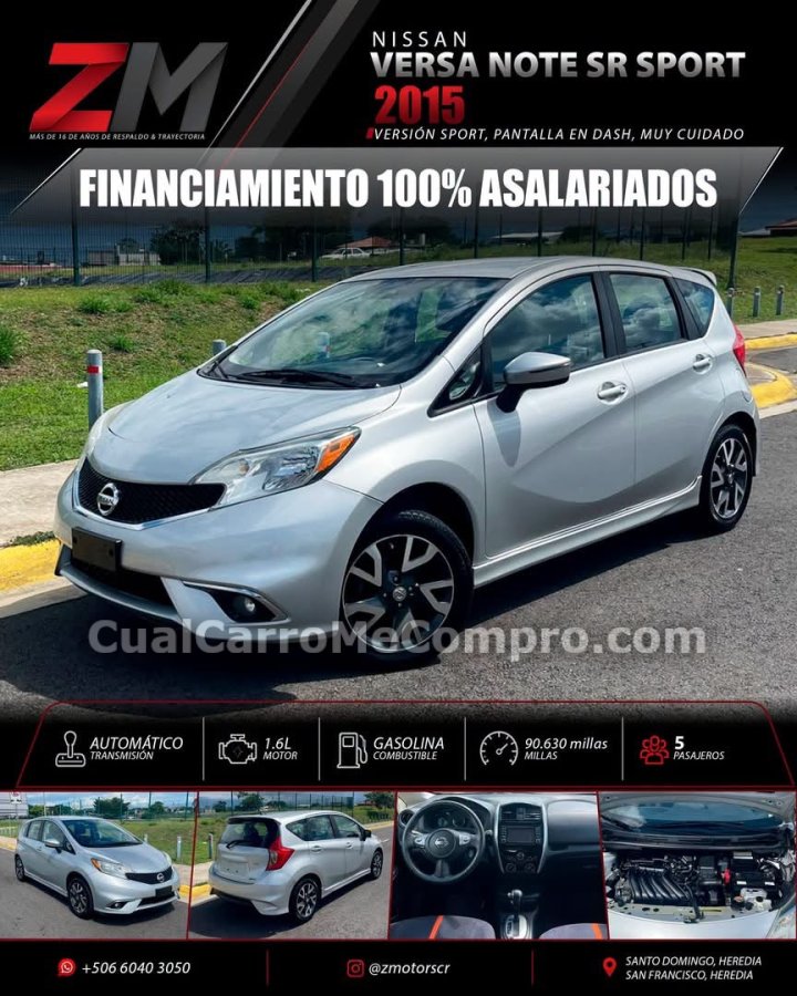 NISSAN VERSA NOTE SR SPORT 2015