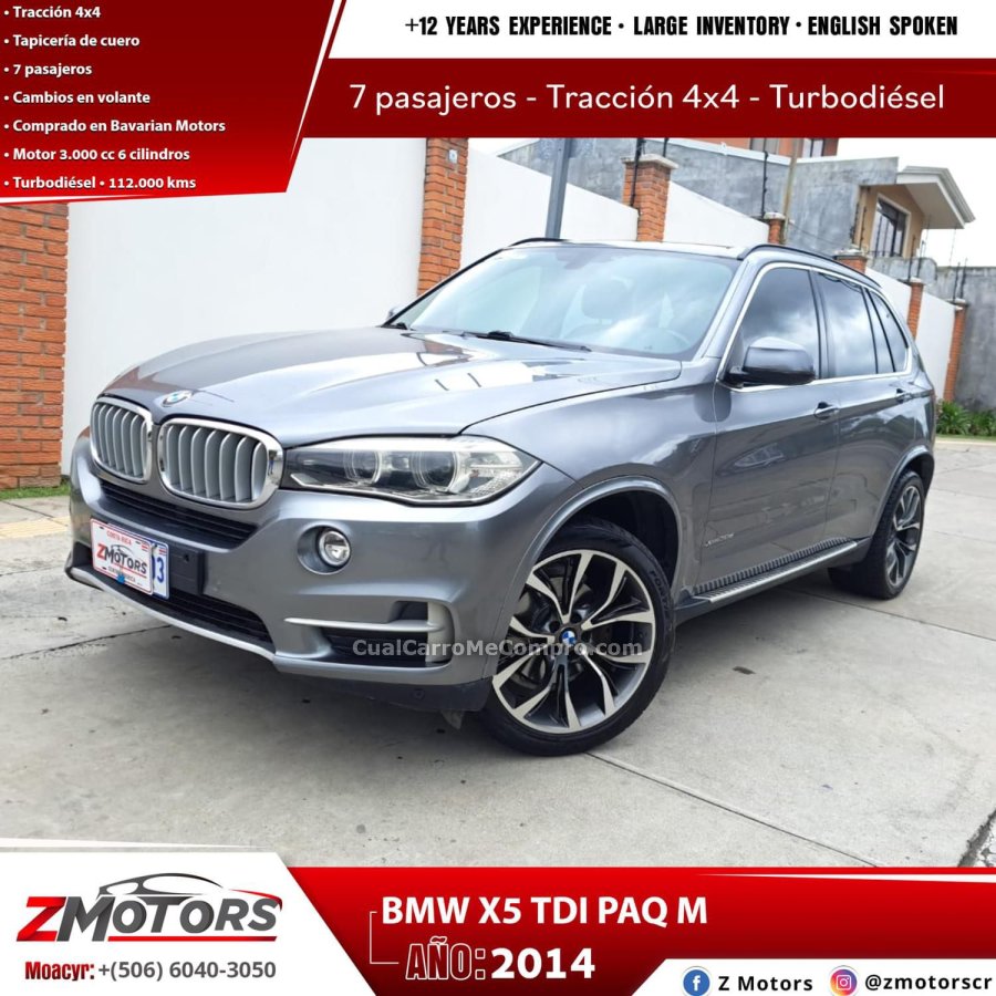 BMW X5 TDI PAQ M 2014
