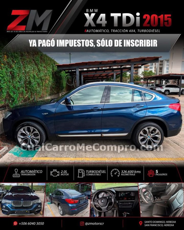 BMW X4TDi 2015