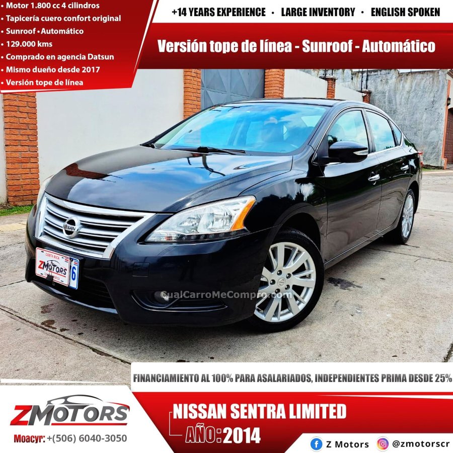 NISSAN SENTRA LIMITED 2014