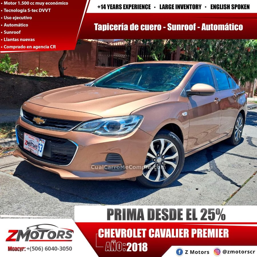 CHEVROLET CAVALIER PREMIER 2018