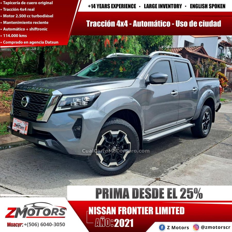 NISSAN FRONTIER LIMITED 2021