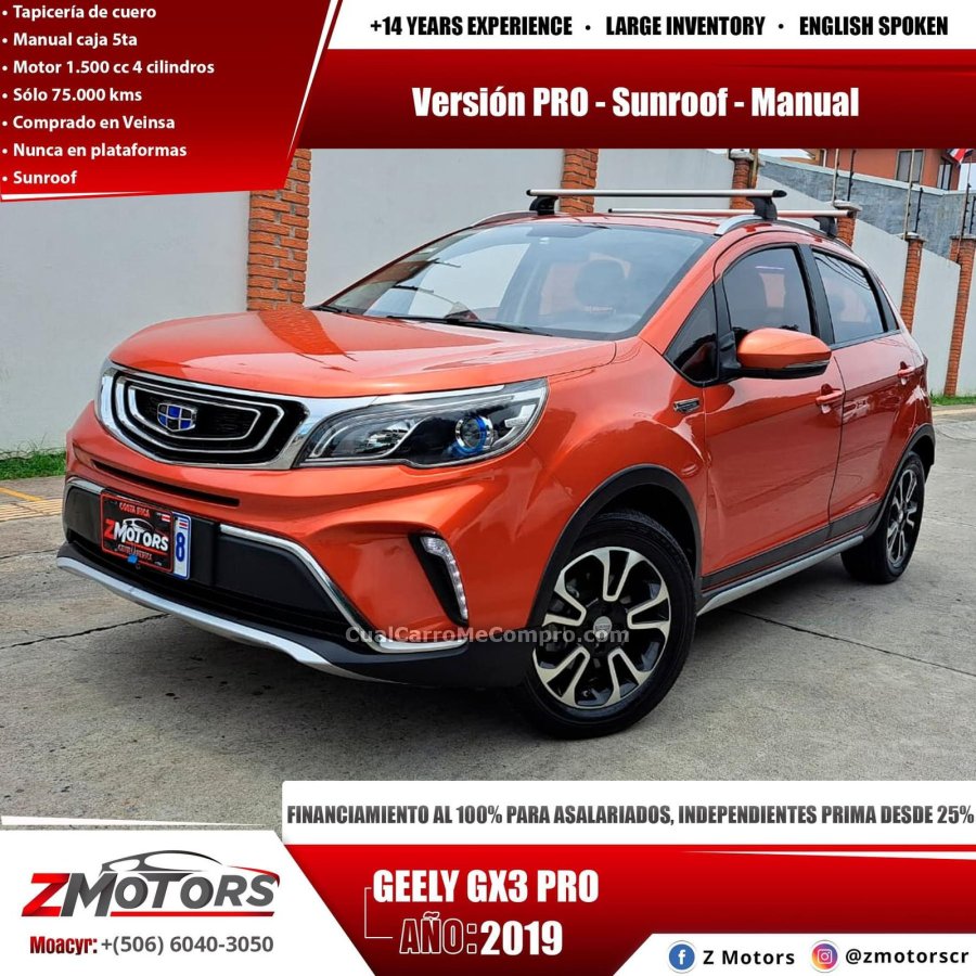 GEELY GX3 PRO 2019