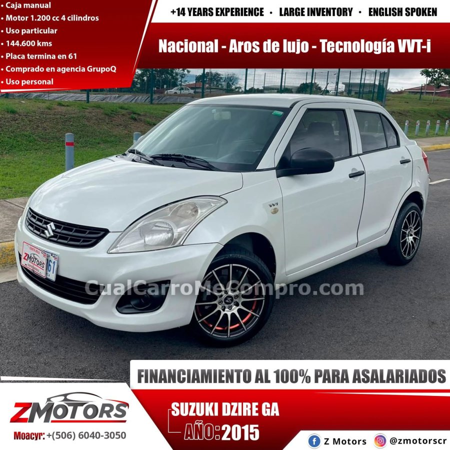 SUZUKI DZIRE 2015
