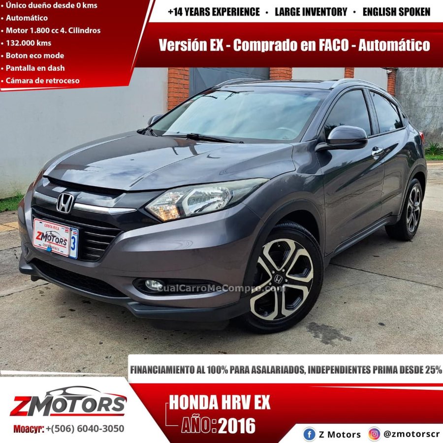 HONDA HRV EX 2016