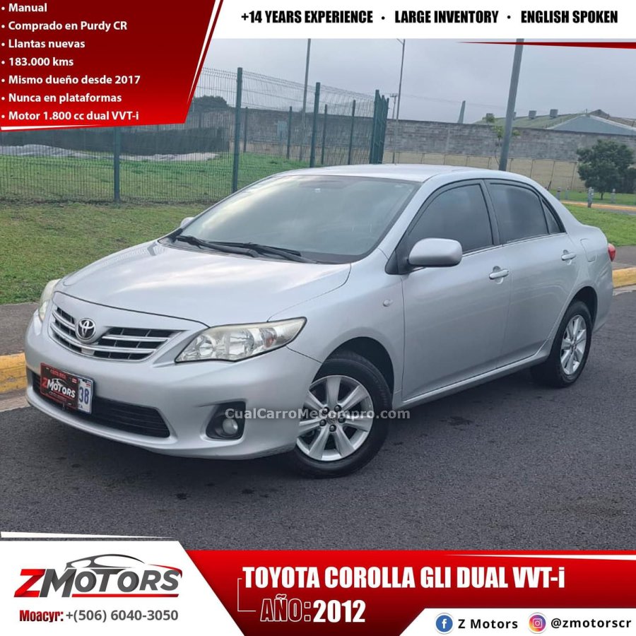 TOYOTA COROLLA GLI 2012