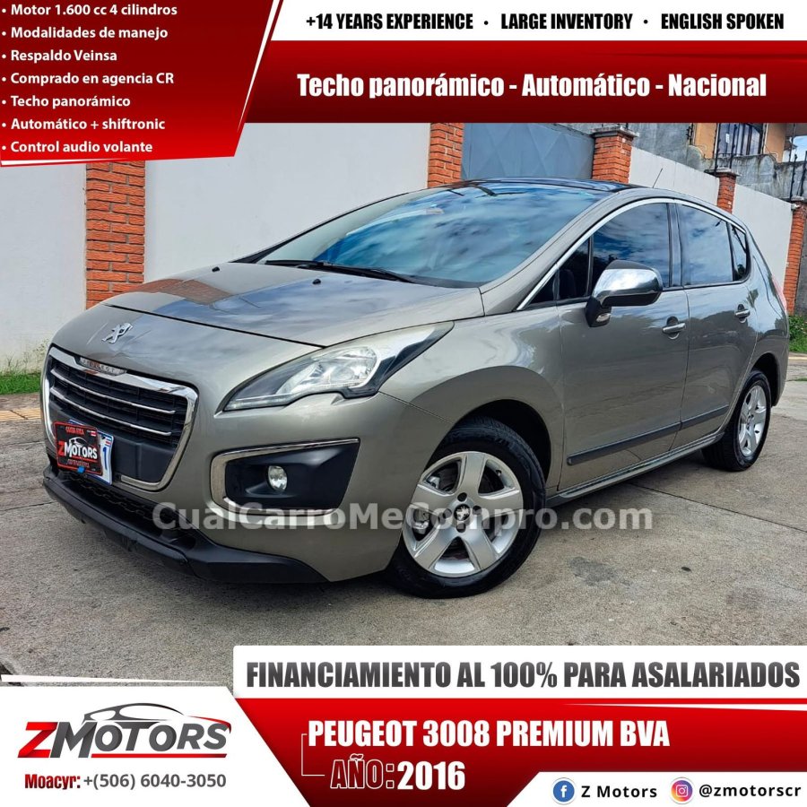 PEUGEOT 3008 PREMIUM BVA 2016