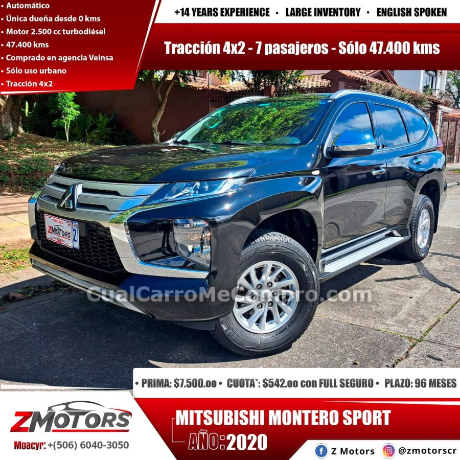 MITSUBISHI MITSUBISHI MONTERO SPORT 2020