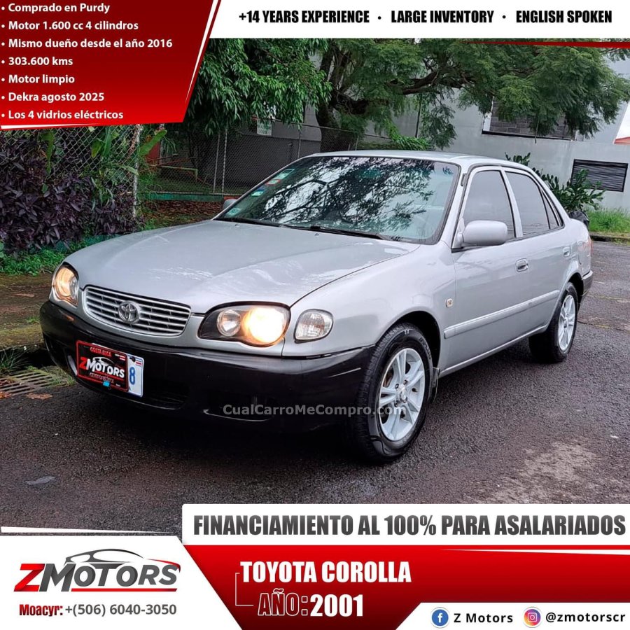 TOYOTA COROLLA 2001