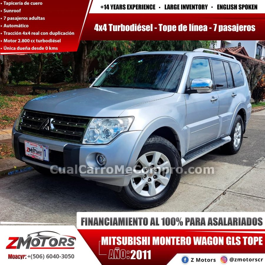 MITSUBISHI MONTERO WAGON GLS TOPE 2011