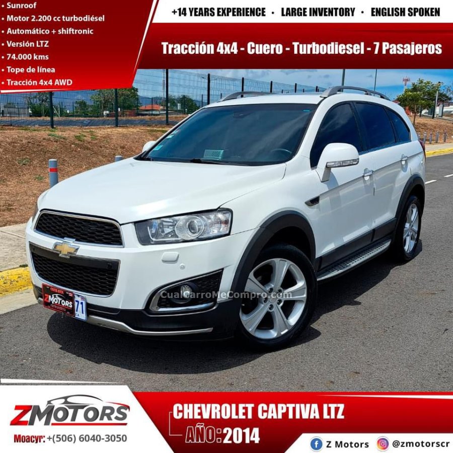 CHEVROLET CAPTIVA LTZ 2014