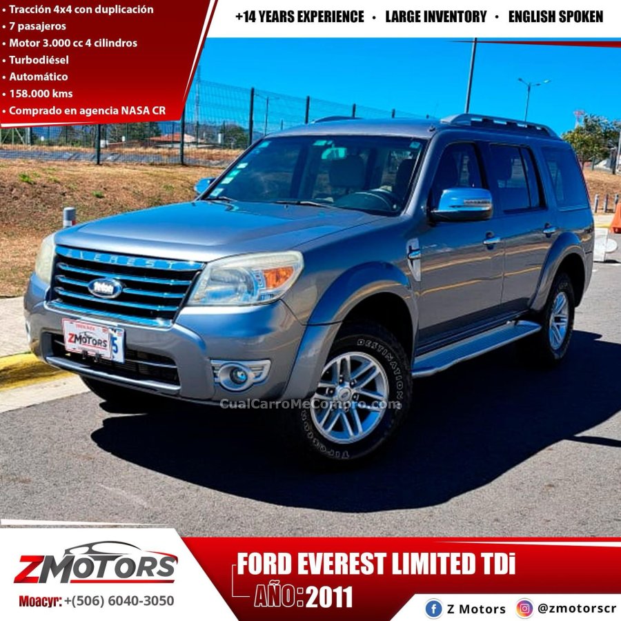 FORD EVEREST LIMITED TDi 2011